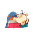 こざると親ペンギン（個別スタンプ：26）