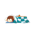 こざると親ペンギン（個別スタンプ：27）