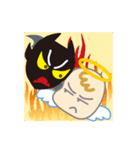 ささやく、天使と悪魔（個別スタンプ：33）