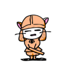 Weird cat ！（個別スタンプ：35）