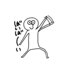白丸くん、時々白子ちゃん（個別スタンプ：3）