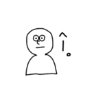 白丸くん、時々白子ちゃん（個別スタンプ：4）