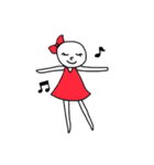 白丸くん、時々白子ちゃん（個別スタンプ：40）