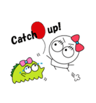 上を目指せ！（個別スタンプ：20）