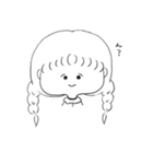 みつあみ子（個別スタンプ：6）