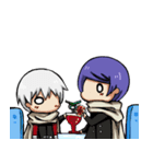 Scarf Lovers and tentacles（個別スタンプ：2）