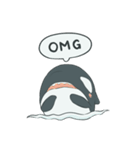 Orca and Dolphin（個別スタンプ：38）
