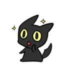 黒猫の日常スタンプ（個別スタンプ：24）
