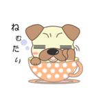 pug cup（個別スタンプ：3）