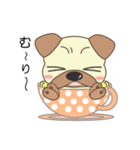 pug cup（個別スタンプ：20）