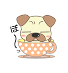 pug cup（個別スタンプ：40）