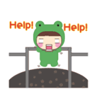 Frog is here (Part IV)（個別スタンプ：37）