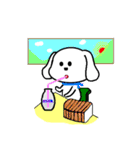 QQ dog and dog blankly（個別スタンプ：2）