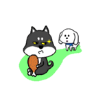 QQ dog and dog blankly（個別スタンプ：14）