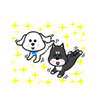 QQ dog and dog blankly（個別スタンプ：16）