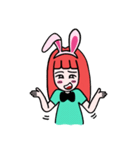 PuGun : Bunny Girl（個別スタンプ：9）