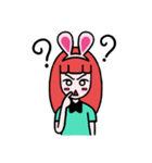 PuGun : Bunny Girl（個別スタンプ：40）