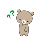 のんびりクマのくーちゃん（個別スタンプ：17）