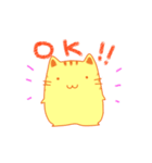 ぷっくりねこ（個別スタンプ：5）
