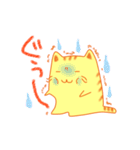 ぷっくりねこ（個別スタンプ：10）