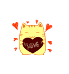 ぷっくりねこ（個別スタンプ：32）