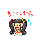 クレヨン girl  2（個別スタンプ：16）