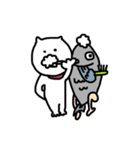 ねこマンとさかなマン？（個別スタンプ：29）