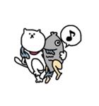 ねこマンとさかなマン？（個別スタンプ：35）