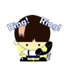 ボクの一日。（個別スタンプ：1）
