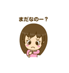 かわいい女の子のスタンプ -基本編-（個別スタンプ：31）