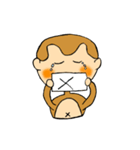 サル吉くんのスタンプです（個別スタンプ：8）