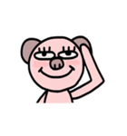 クマっぽいブタ（個別スタンプ：40）