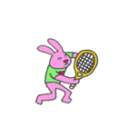 テニスが大好きなうさぎの「てにぴょん」（個別スタンプ：40）