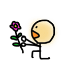 ♪ゆるカワ落書き ざーよーさん（個別スタンプ：14）