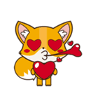 Foxy, cute little fox（個別スタンプ：8）
