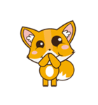 Foxy, cute little fox（個別スタンプ：10）