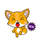 Foxy, cute little fox（個別スタンプ：15）