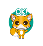 Foxy, cute little fox（個別スタンプ：17）
