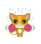 Foxy, cute little fox（個別スタンプ：29）