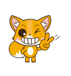 Foxy, cute little fox（個別スタンプ：32）
