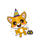 Foxy, cute little fox（個別スタンプ：34）