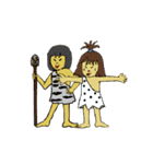 Childhood friends, mammoth and caveboy.（個別スタンプ：7）