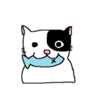 猫とカエルのまったり生活。（個別スタンプ：34）