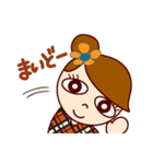 大阪弁の女の子（個別スタンプ：1）
