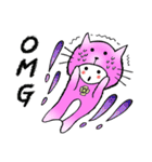 We are Cats, Meowoo~~ (English ver.)（個別スタンプ：18）