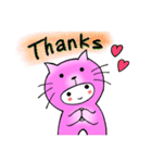 We are Cats, Meowoo~~ (English ver.)（個別スタンプ：23）