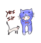 We are Cats, Meowoo~~ (English ver.)（個別スタンプ：33）