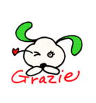 世界中の友達へ（個別スタンプ：4）