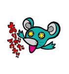 色々な色ネズミ（個別スタンプ：6）