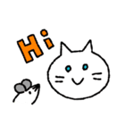 ミツボシねこスタンプ（個別スタンプ：4）